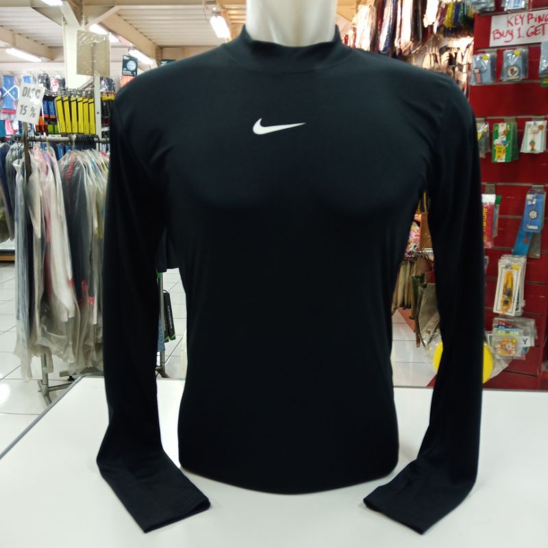 baselayer baju dalaman daleman manset nike tangan panjang