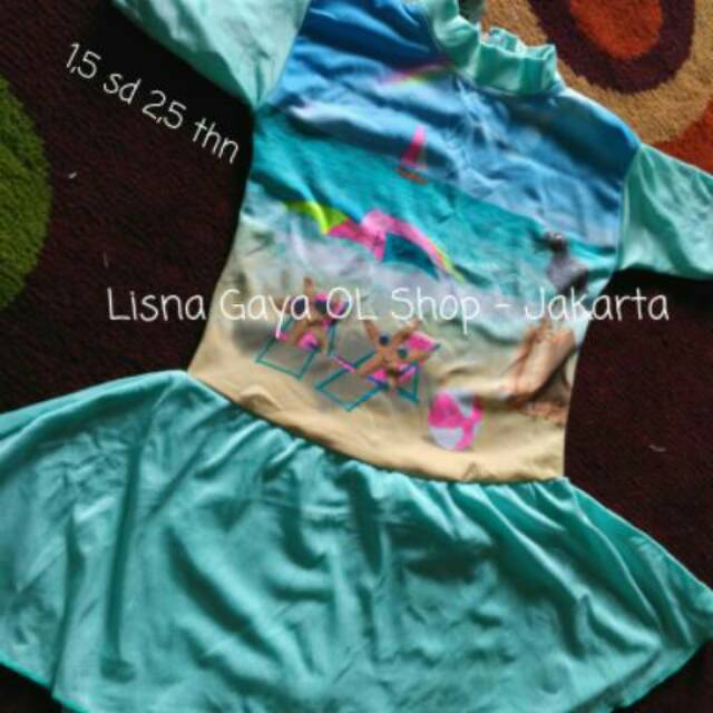Baju Renang Anak Balita Perempuan/ Baju renang Karakter