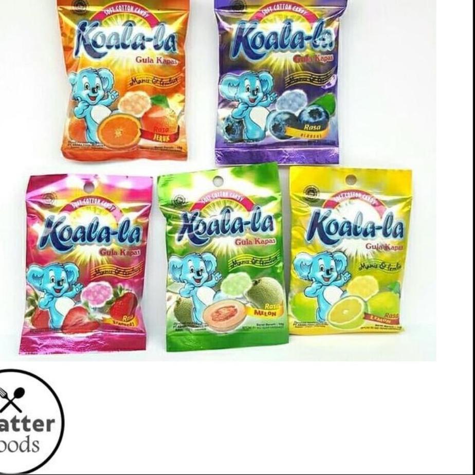 

[PROMO ZEV43] MANISAN / PERMEN GULA KAPAS LA LA KOALA-LA 10sachet / KOALA KOALALA 10SACHET / HALAL Ready Stok