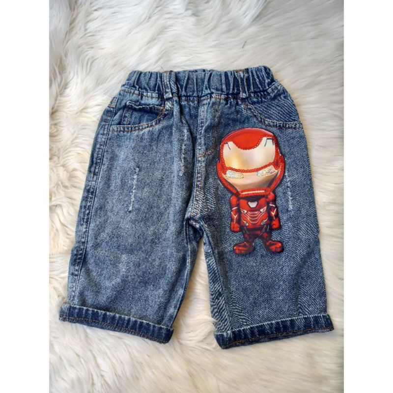 SONTOG JEANS LED (NYALA) SUPERHERO/SONTOG JEANS ANAK