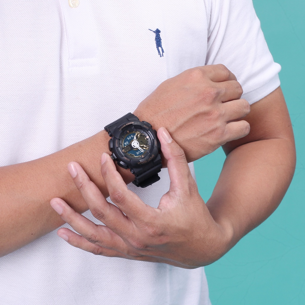 JM 01 - JAM TANGAN PRIA ORIGINAL SPORT WATCH Tampilan Yang Elegan &amp; Mewah Cocok Di Bawa Kemanapun