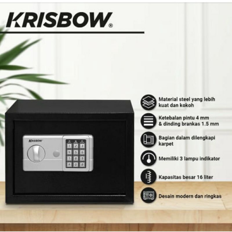 Krisbow Brankas 25ek - Hitam