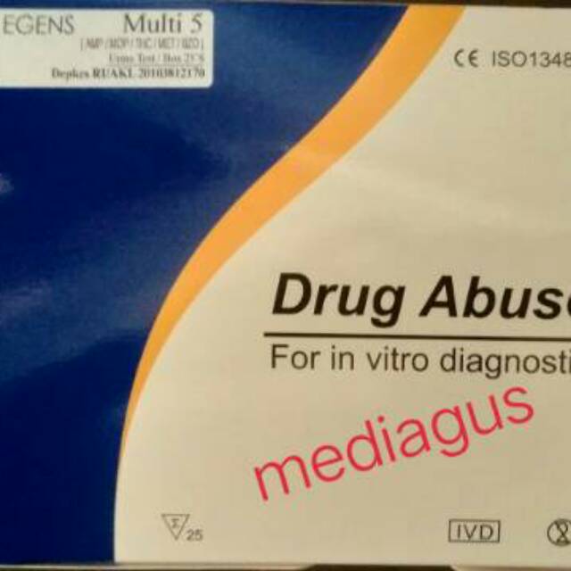 alat tes strip urine narkoba 5 parameter