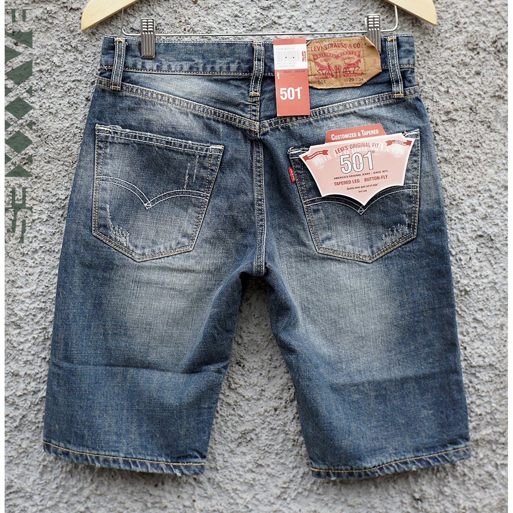 LEVI'S 501 - Jeans Pendek Lake Blue | Made in Japan 02