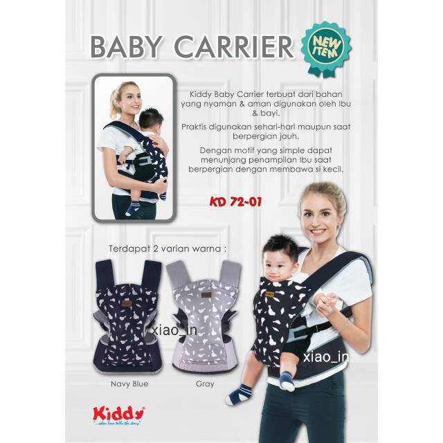 Kiddy KD-7201 Baby Carrier Ergo gendongan bayi depan