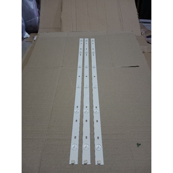 BACKLIGHT TV LED TOSHIBA 6 KANCING CEMBUNG 3 VOLT - LAMPU LED TV TOSHIBA - BACKLIGHT TV TOSHIBA