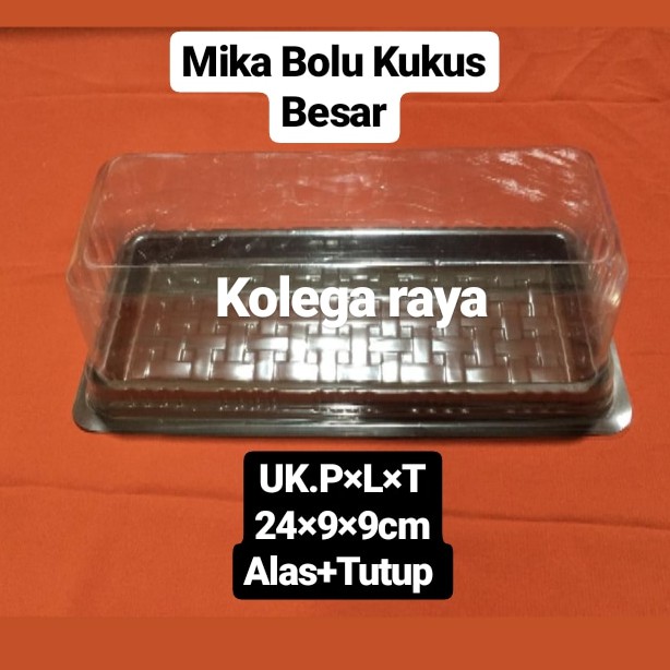 Mika Bolu Gulung Kukus Besar Brownies Kukus Isi 50PCS Warna Coklat