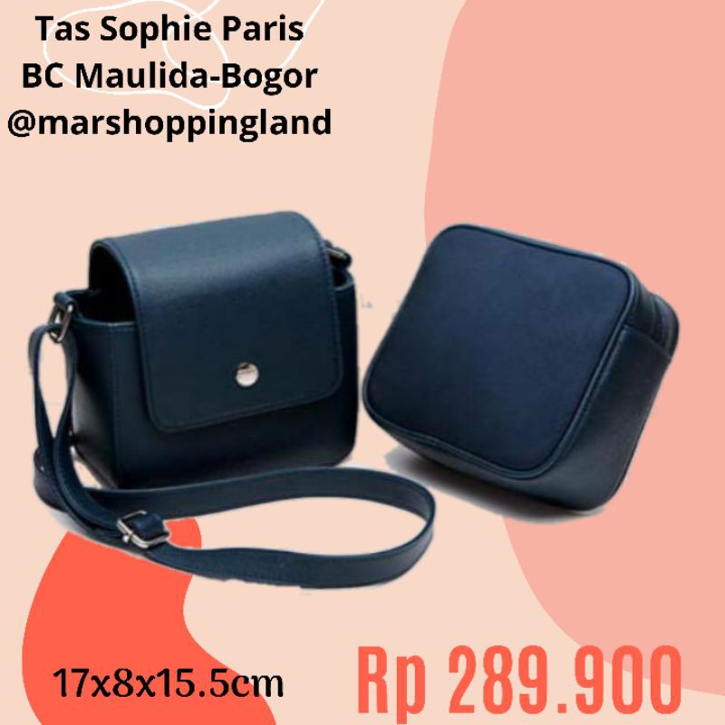 TAS SELEMPANG WANITA SOPHIE PARIS REFALETTE T6531N1 2 in 1 Biru Navy