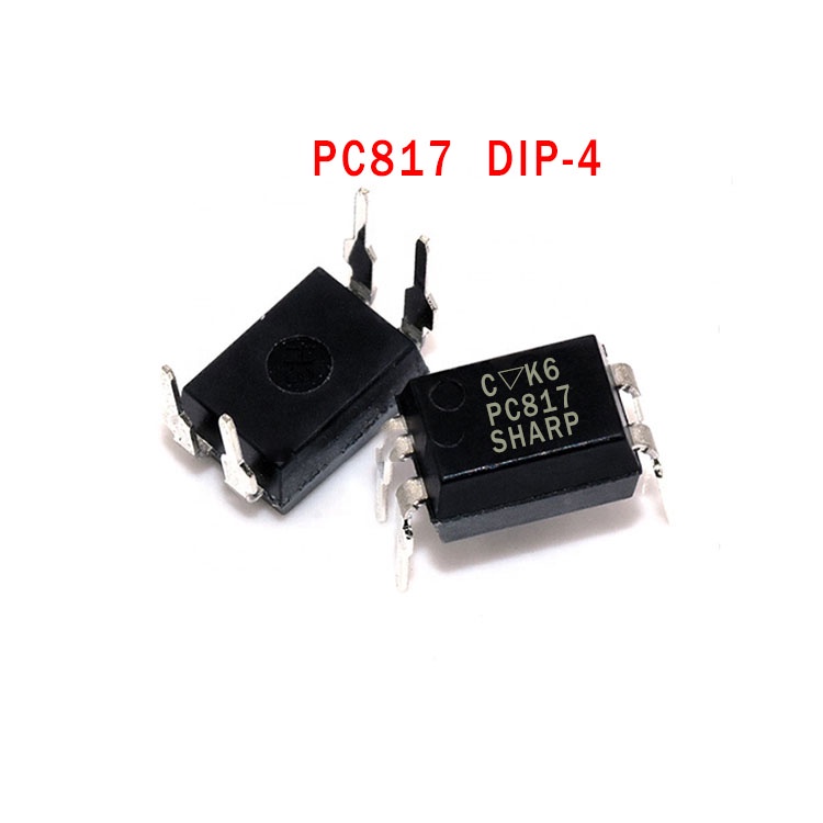 40pcs Chip IC Isolator Cahaya PC817 / C Gear / Optocoupler DIP-4