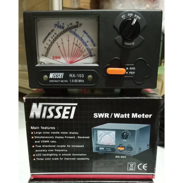 Swr power meter Nissei rx103 hf 2kw