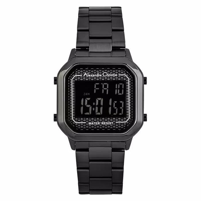Alexandre Christie AC 9226LH HRZD38 Jam Tangan Wanita Digital Original Stainless Steel