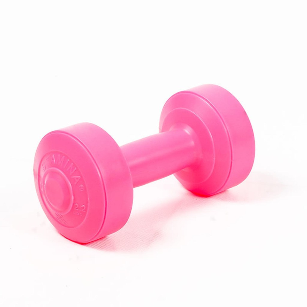 Dumbbles Barbel Plastik 1kg Alat Olahraga Fitness Gym / Alat Olahraga Praktis-2