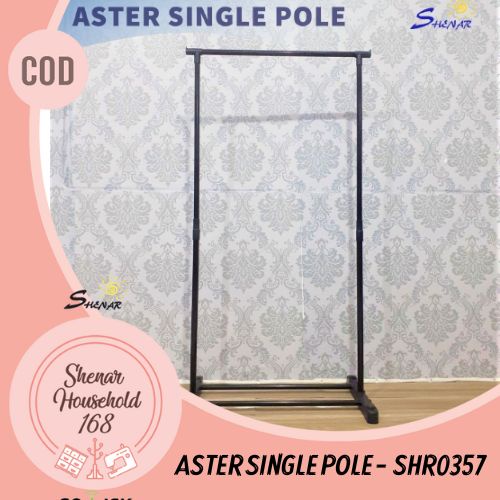 SHENAR , RAK GANTUNG BAJU SINGLE STAND HANGER  FURNITURE KABINET HANGER  ASTER SINGLE POLE - BISA COD