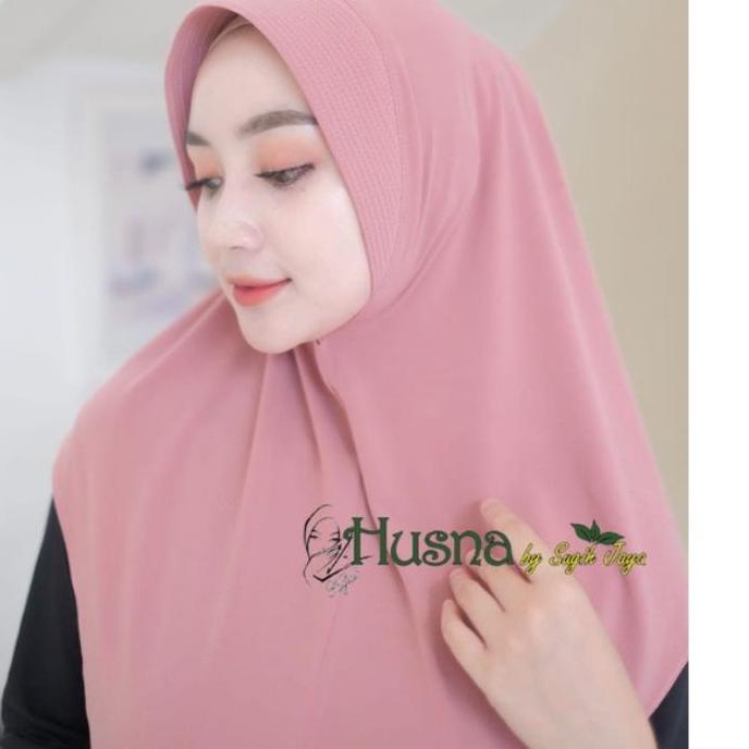 Terjangkau - Marwah Pet Hijab instan Husna SIMPLE Original by Sugih Jaya 