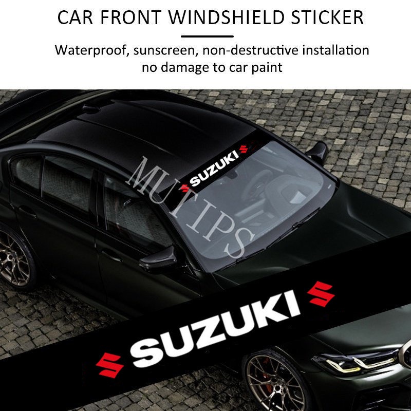 Stiker Kaca Depan Dan Belakang Mobil Suzuki Bahan PVC Tahan Air Untuk Swift ERTIGA Jimy Vitara Splash Katana XL7 SX4