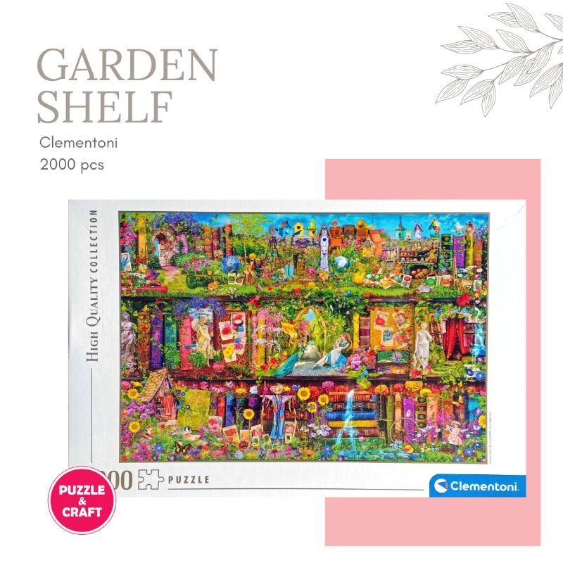 Clementoni Garden Shelf Jigsaw Puzzle 2000 pcs