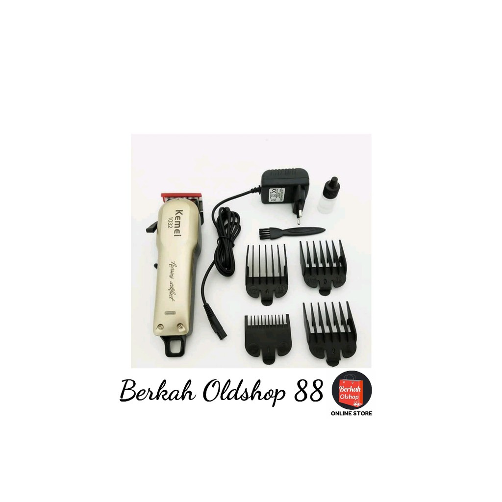 Berkah Oldshop 88 - Alat Cukur Rambut Kemei KM 1032 Clipper Kemei KM1032 Professional