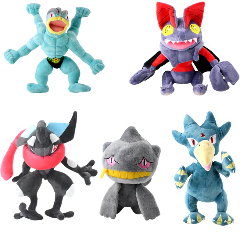 mainan Anime Gliscor Golduck Greninja Banette Gliscor Plush Toy Soft Stuffed Doll Gift for Children