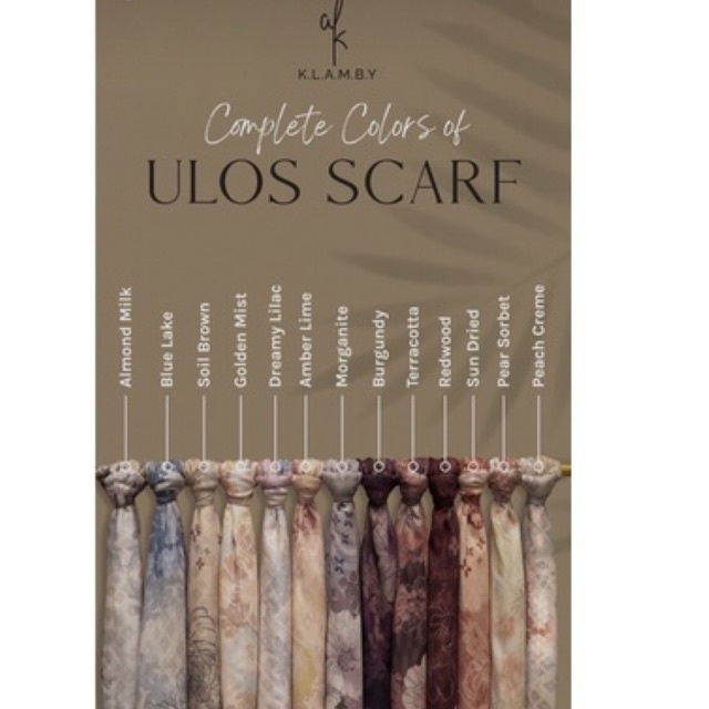 Ulos Scarf Wearing Klamby