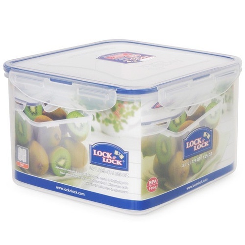 Lock n Lock Food Container 3.7L withTray HPL858D Tempat Penyimpanan Makanan LocknLock dengan Peniris