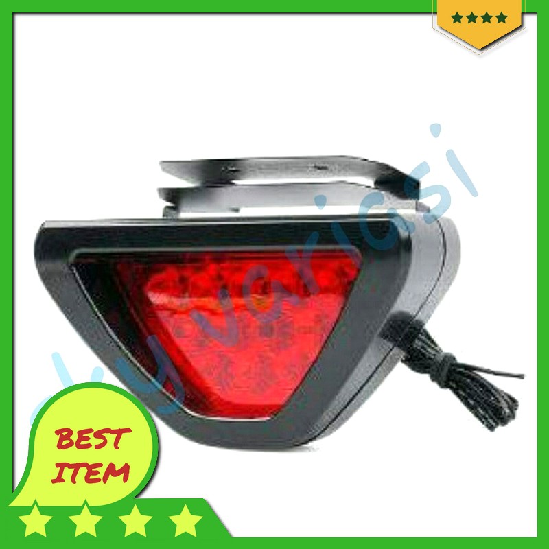 lampu rem blitz mobil stop lamp led segitiga warna merah variasi modifikasi mobil racing murah