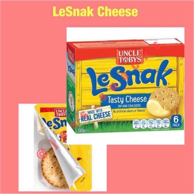 

Uncle Tobys Le Snak Cheese | Biscuit Keju Cocol Australia