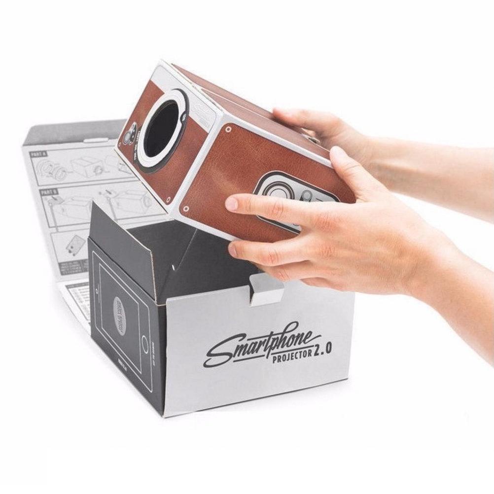 [KODE PRODUK TIJPM9340] Layar Proyektor Pembesar Smartphone Hp Presentasi Nonton Android Mini Portab