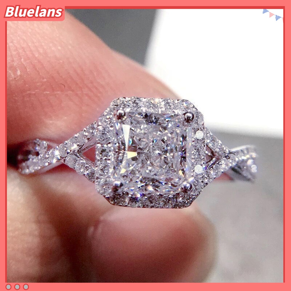 Cincin Wanita Bahan Cubic Zirconia Untuk Pernikahan