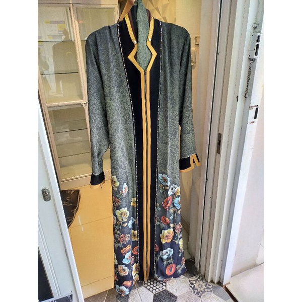 Terbaru Abaya Hikmat Fashion A5633 Original Hanya ready yellow size L