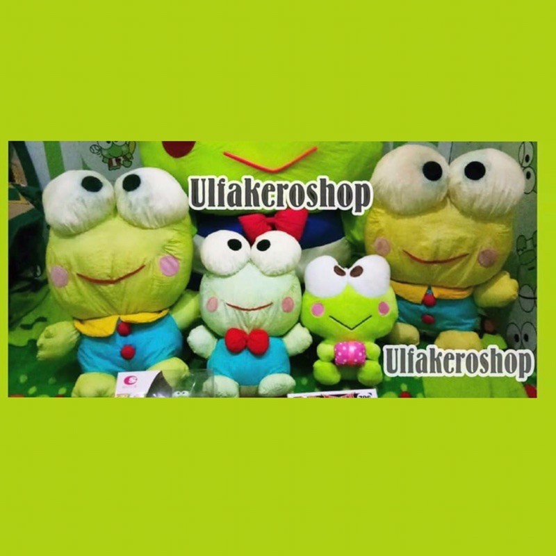 Boneka second keroppi sanrio parasut