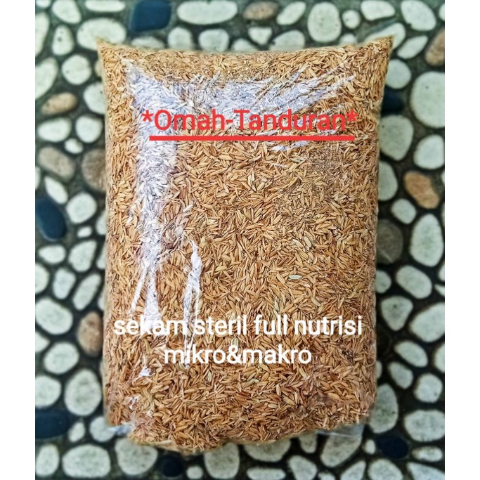 sekam steril full unsur hara makro&mikro/media tanam organik