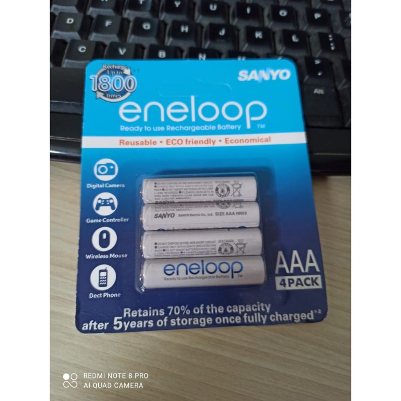 #Baterai Charger Sanyo Eneloop AAA 1900mah Bp4 Batre Cas Eneloop Sanyo A3 1.2V Battery Recharger aa