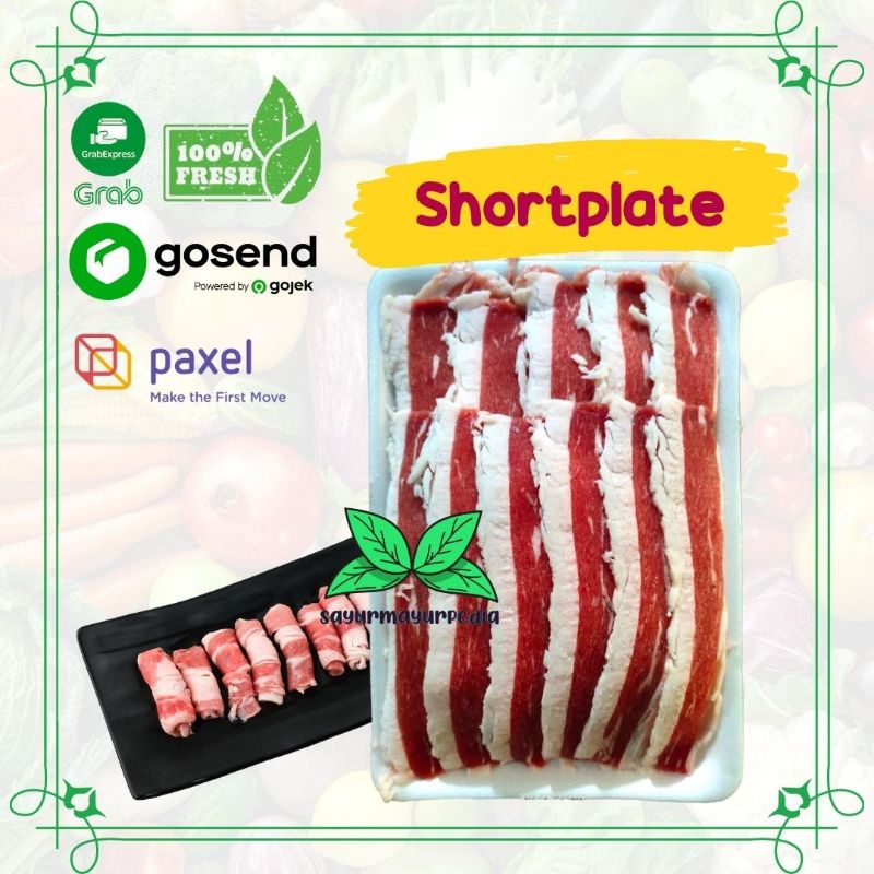 

[ Daging ] Slice Beef Shortplate Premium - Shortplate USA Premium 1 KG