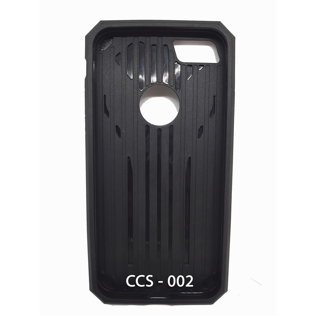 CASING IPHONE 7 &amp; 7 PLUS (CCS - 002) Black and Silver