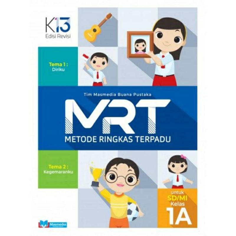 Buku (MRT) Metode Ringkas Terpadu 1A SD/MI Kelas 1