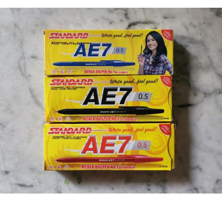 

COD !! 6.6 Bolpen standar ae 7 asli [KODE 020]