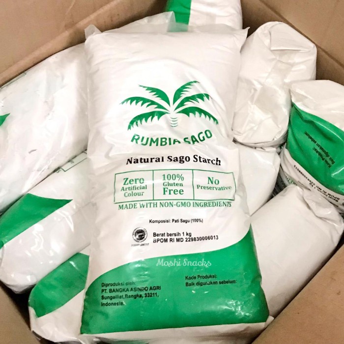 

gtg2011bb Sagu Rumbia Asli Bangka 1Kg / Tepung Sagu Rumbia Kiloan Da01D100