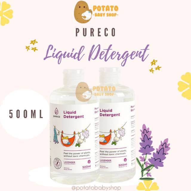 Pureco Liquid Detergent Home Size - 500ml Deterjen bayi