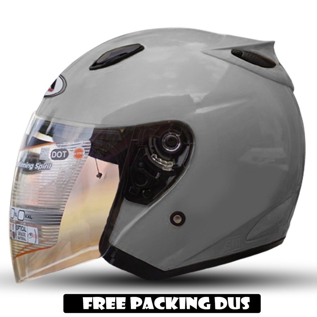 Jual Helm Half Face Dewasa INK Centro KW Basic Solid Untuk Helm Wanita