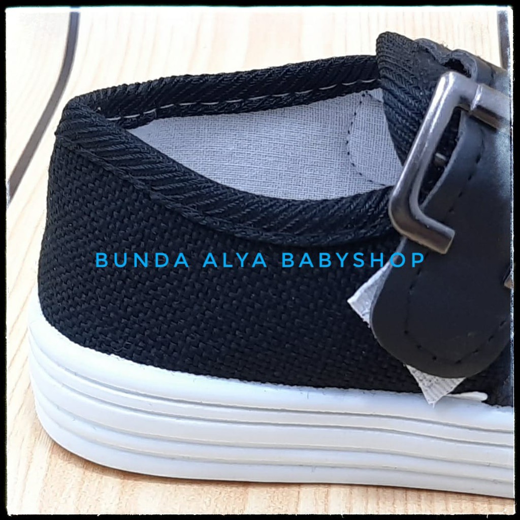 Sepatu Anak Laki Laki IMPORT 1 - 7 Tahun HITAM Sepatu Anak Cowok Premium MIZZU Size 21 - 35