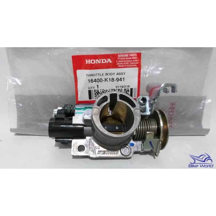 Throttle Body Assy Verza 16400-K18-941 Genuine Astra Honda Motor
