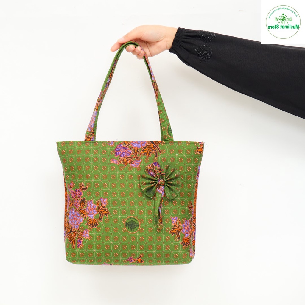 Tas Muslimat Tote Bag Ibu Pengajian Batik Nahdlatul Ulama