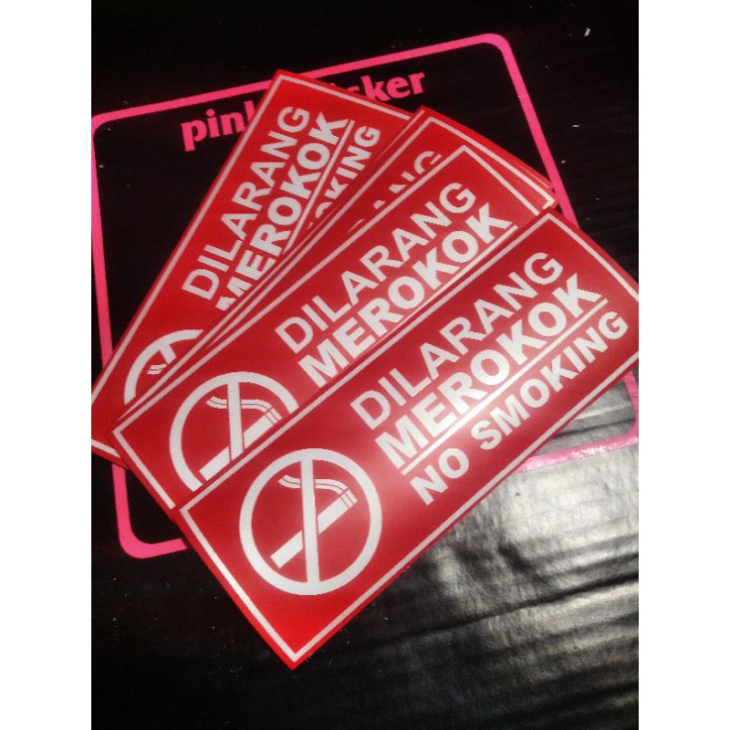 

Sticker DILARANG MEROKOK