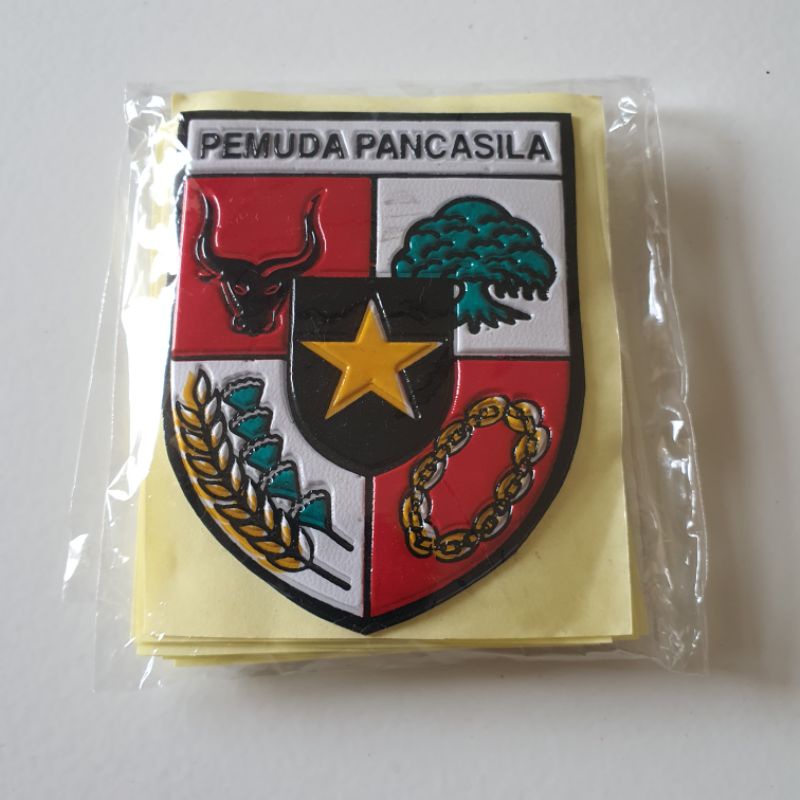 STICKER EMBOS LOGO PP(PEMUDA PANCASILA) PRISAI/STIKER TIMBUL LOGO PEMUDA PANCASILA