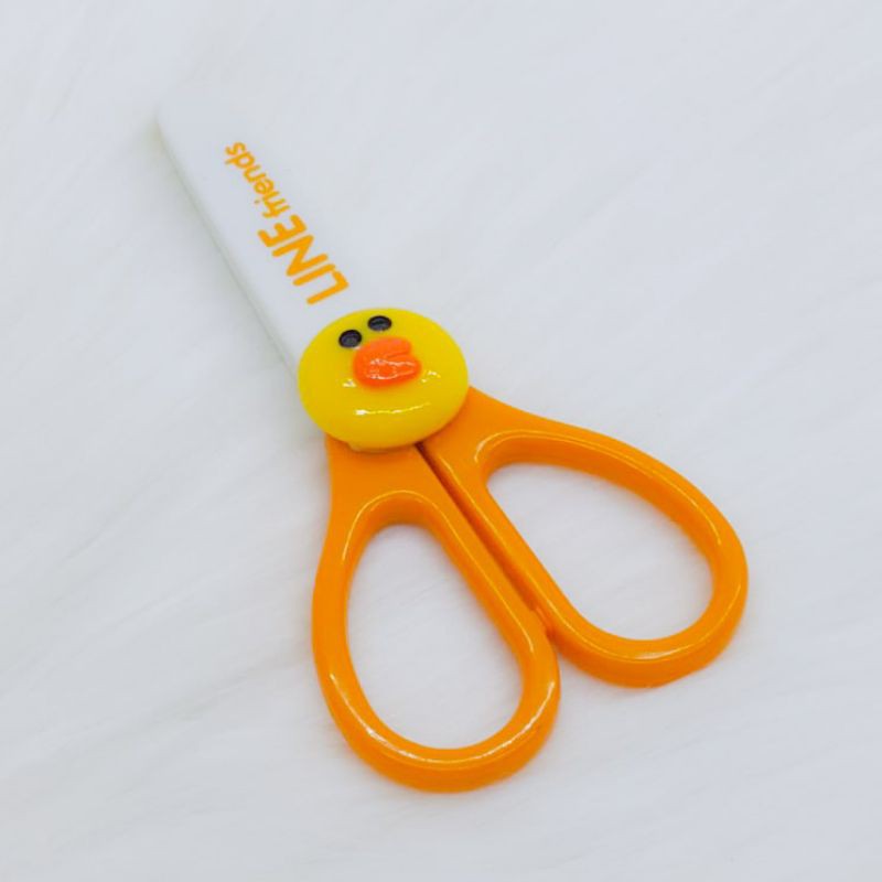 

Gunting karakter Line - orange