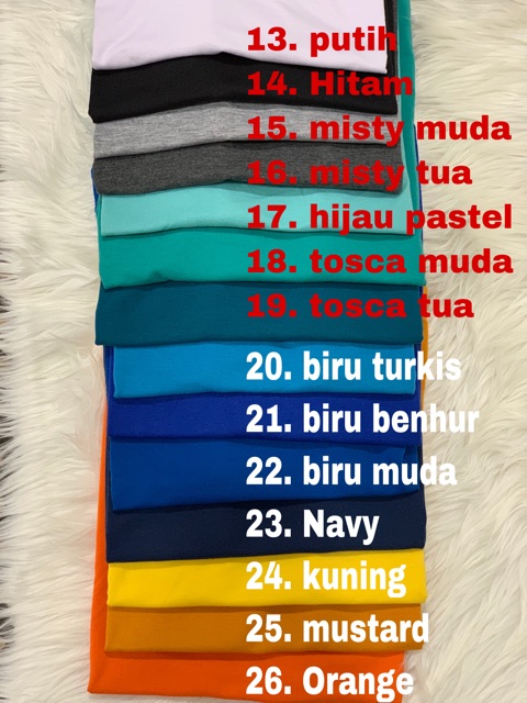 Kaos Oneck abg murah polos tangan pendek