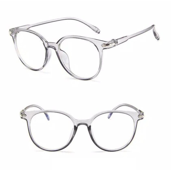 Reseller Welcome - F335 Kacamata Fashion Wanita Anti Radiasi / Sunglasses / Kacamata / Anti Radiasi-Abu