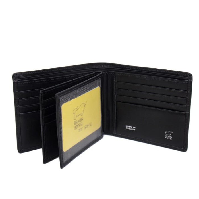 DOMPET PRIA KULIT ASLI IMPORT MURAH |BRAUN BUFFEL NSAG BLACK