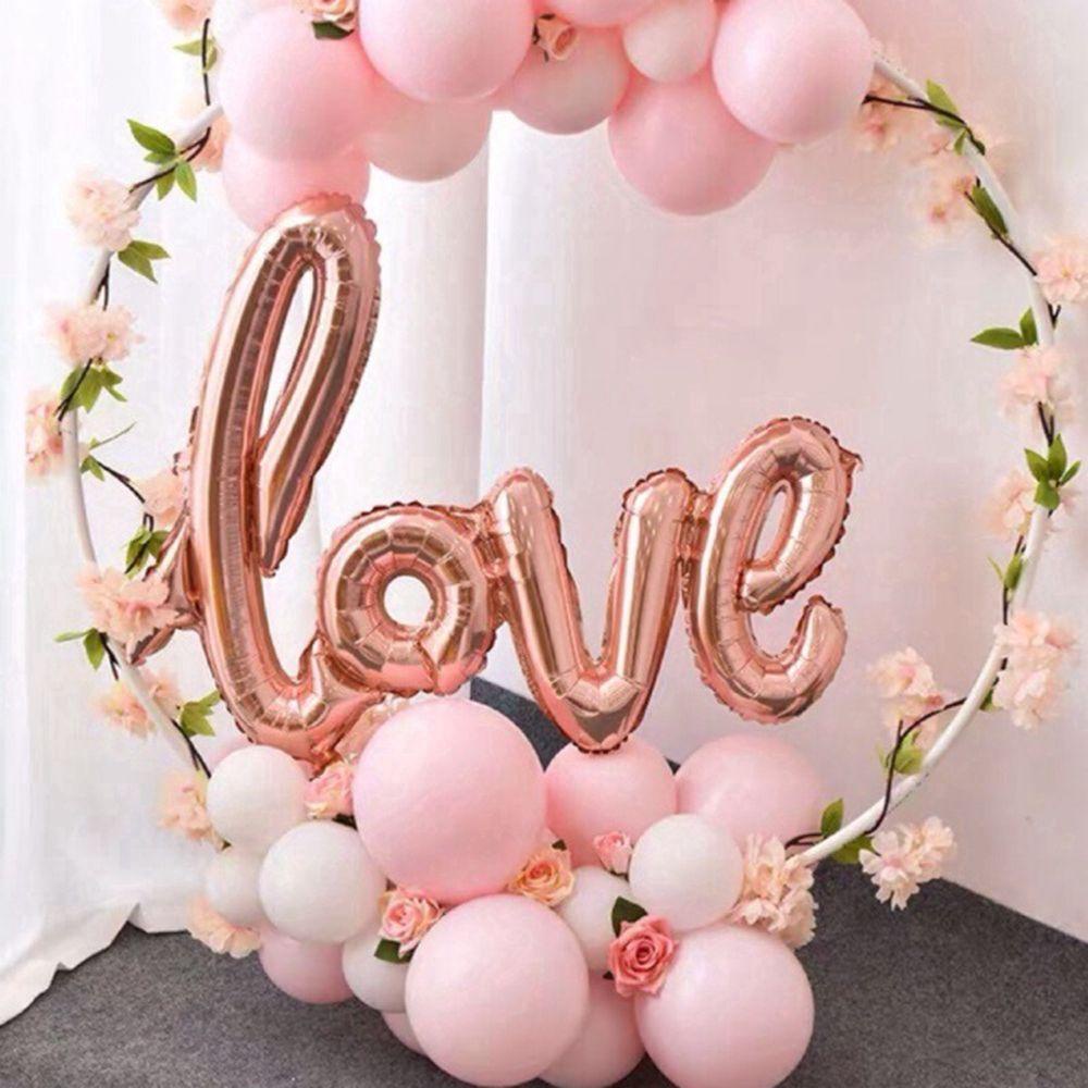 [Elegan] Balon Foil Hati Untuk Pengantin Kekasih Istri Anniversary Ulang Tahun Valentines Party Decoration