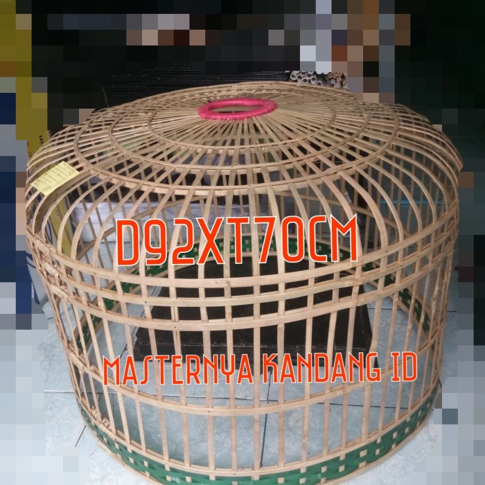 [best] KANDANG BAMBU UMBARAN AYAM D92xT70cm